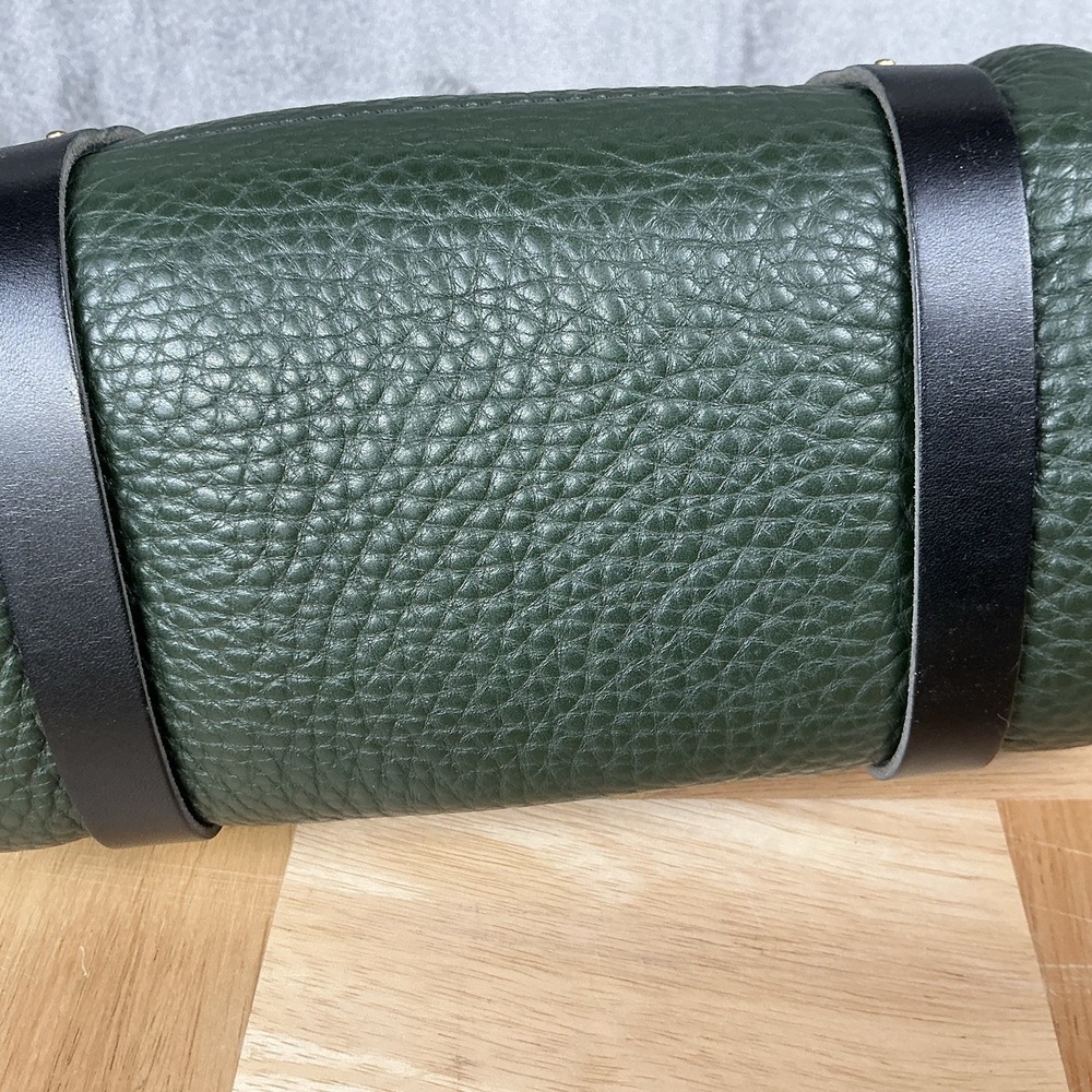 Go Forth Goods Mini Jane Crossbody Bag Forest Green & Black Strap/Trim Purse - Picture 7 of 15